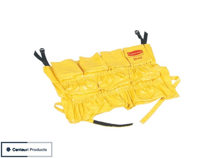 Rubbermaid Brute Caddy Bag 32-44 Gallon - Yellow