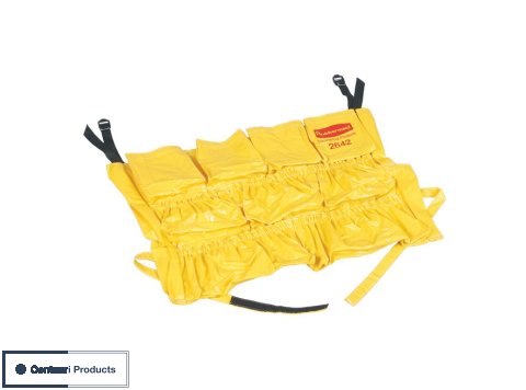 Rubbermaid Brute Caddy Bag 32-44 Gallon - Yellow