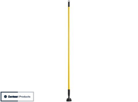 60" Yellow Metal Dust Mop Handle