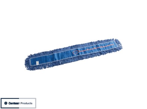 60" Blue Cotton Looped End Dry Dust Mop Head