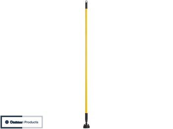 60" Yellow Metal Dust Mop Handle